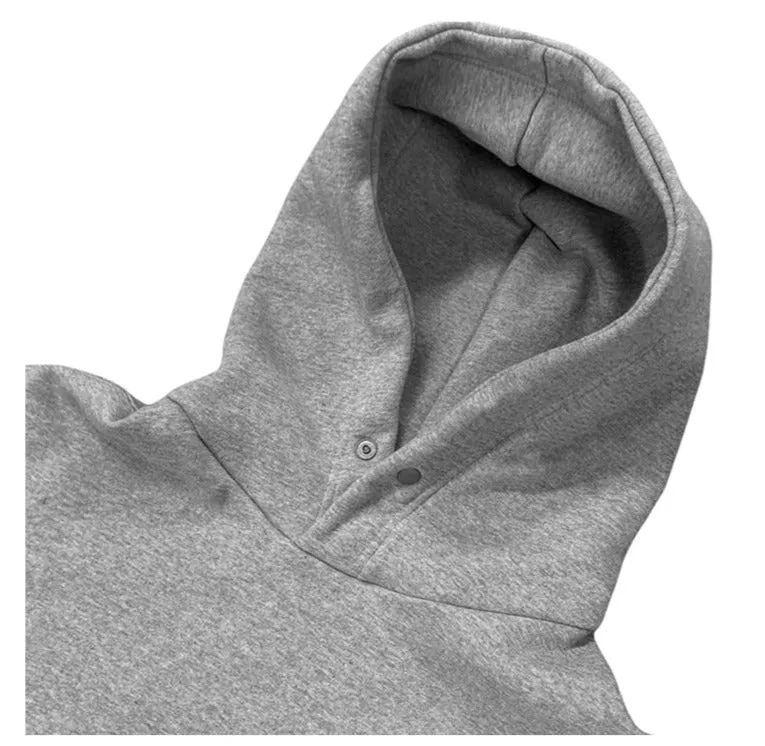 High-Neck Hooded Sweatshirt