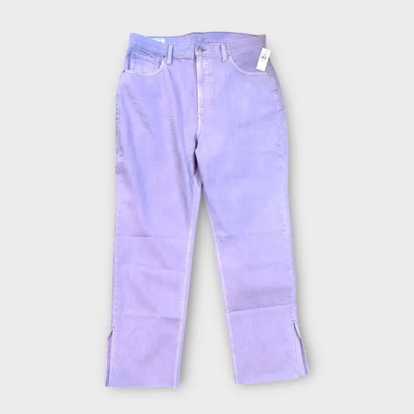 High Rise '90s Loose Jeans Lavender NWT