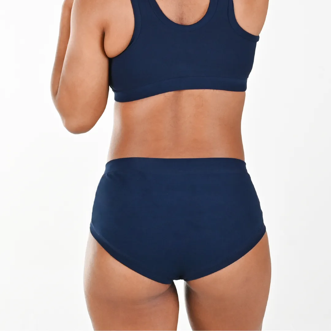 High Rise Briefs - Navy