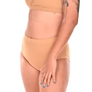 High Rise Briefs - Nude Two