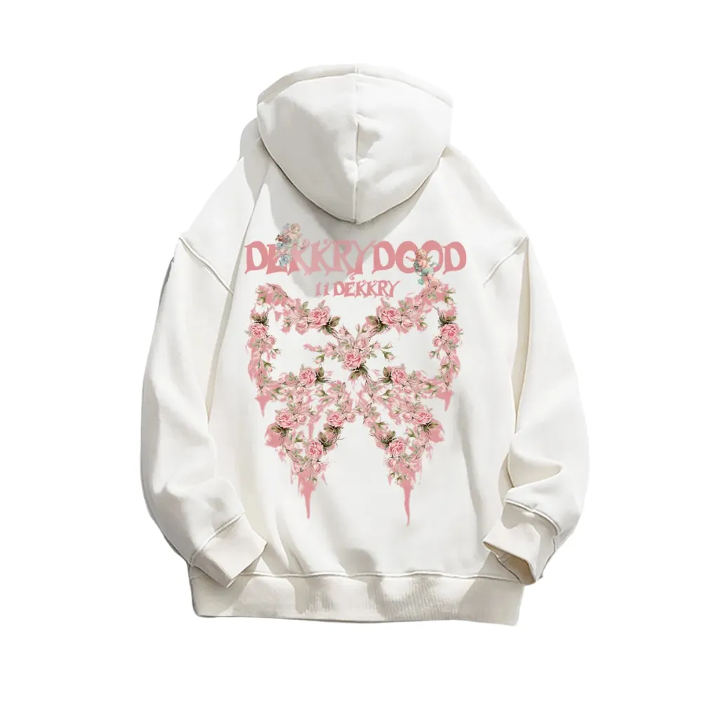 High Street Letter Pink Bow Hoodies