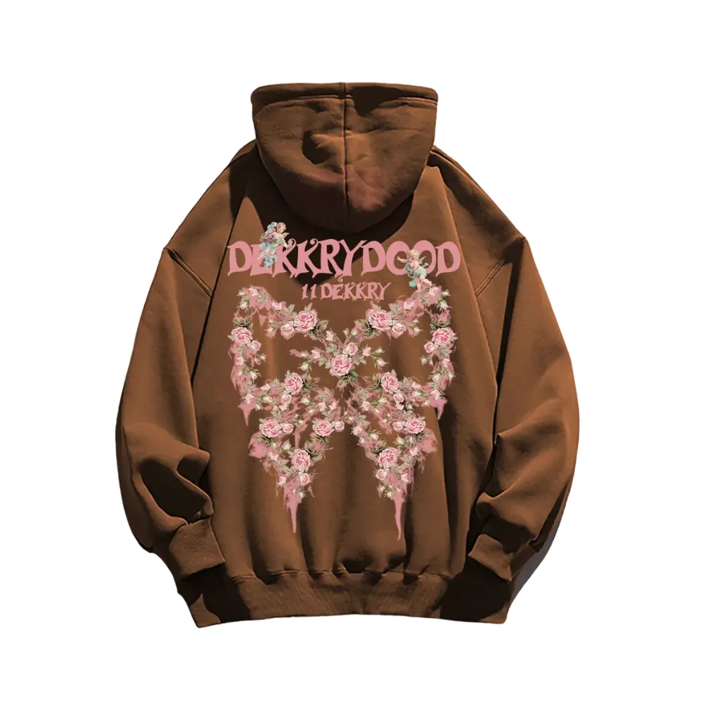 High Street Letter Pink Bow Hoodies