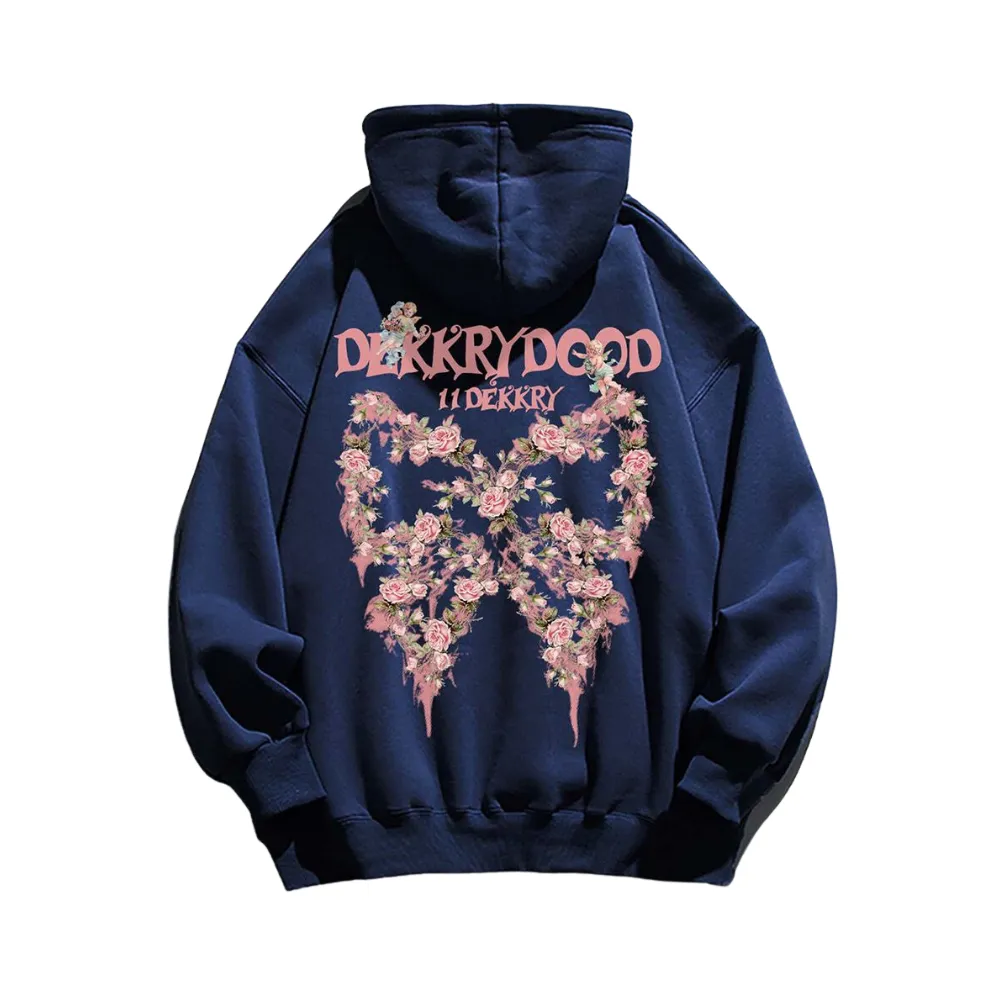 High Street Letter Pink Bow Hoodies