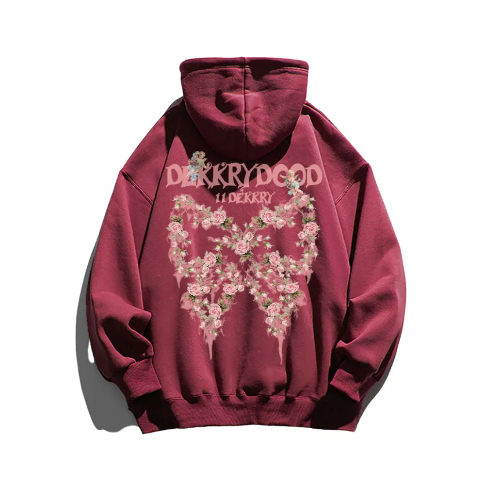 High Street Letter Pink Bow Hoodies