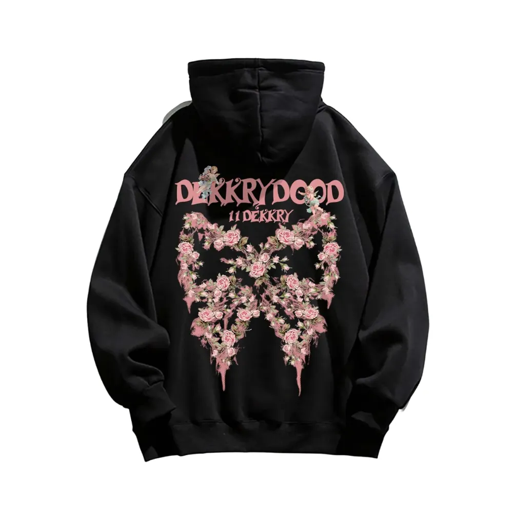 High Street Letter Pink Bow Hoodies
