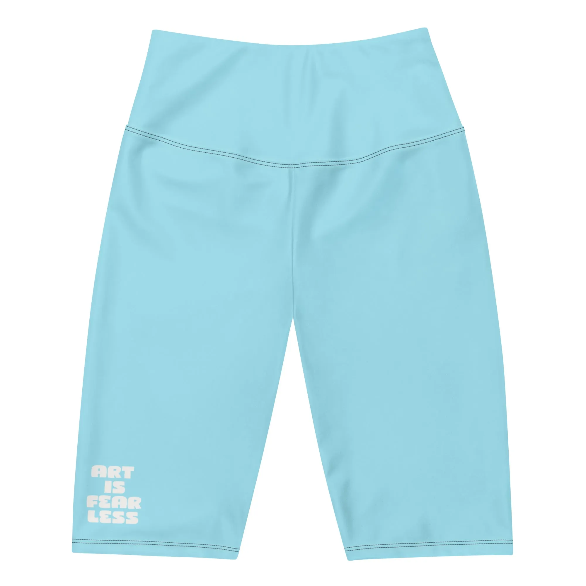 High-waisted Art is Fearless Biker Shorts