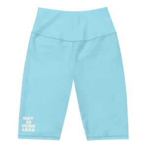 High-waisted Art is Fearless Biker Shorts