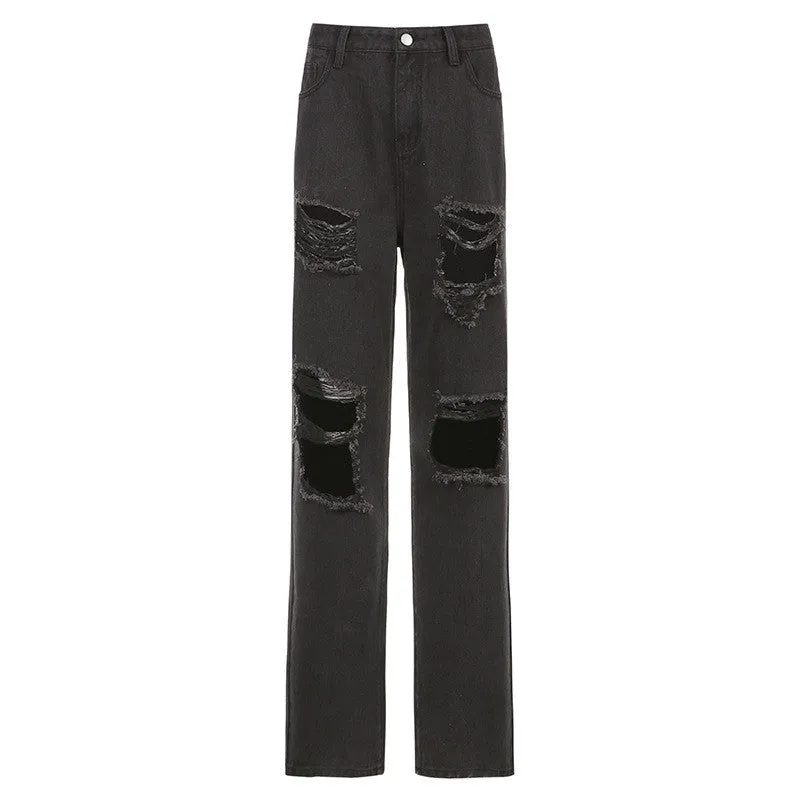 High Waisted Button Hole Trousers ER5811