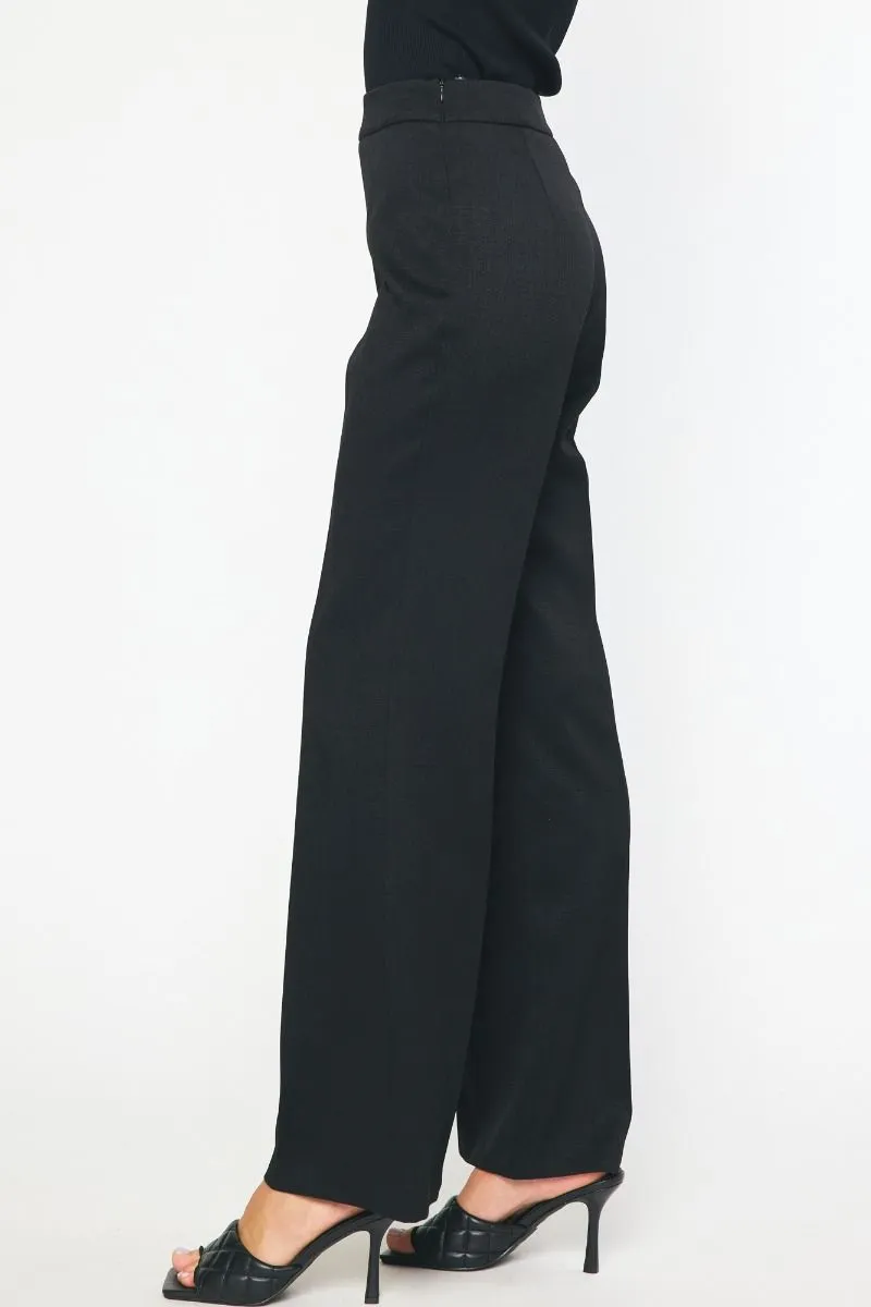 High Waisted Wide Leg Dress Pants