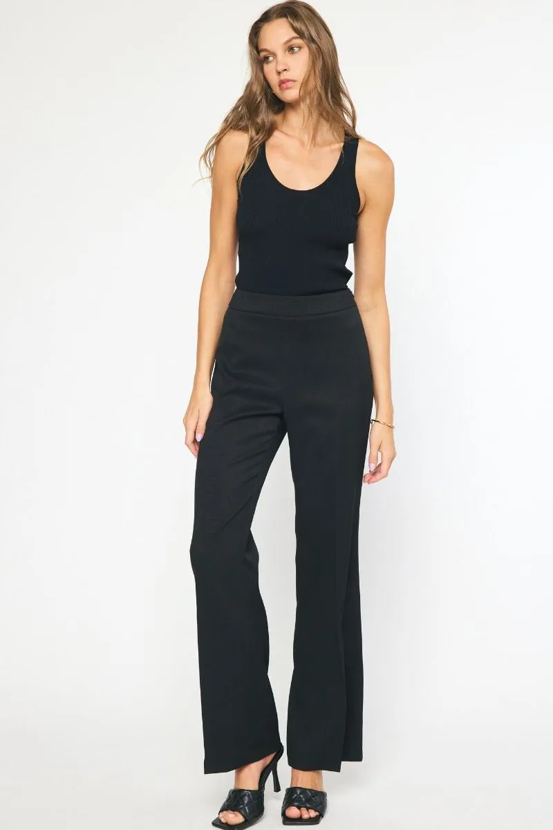 High Waisted Wide Leg Dress Pants
