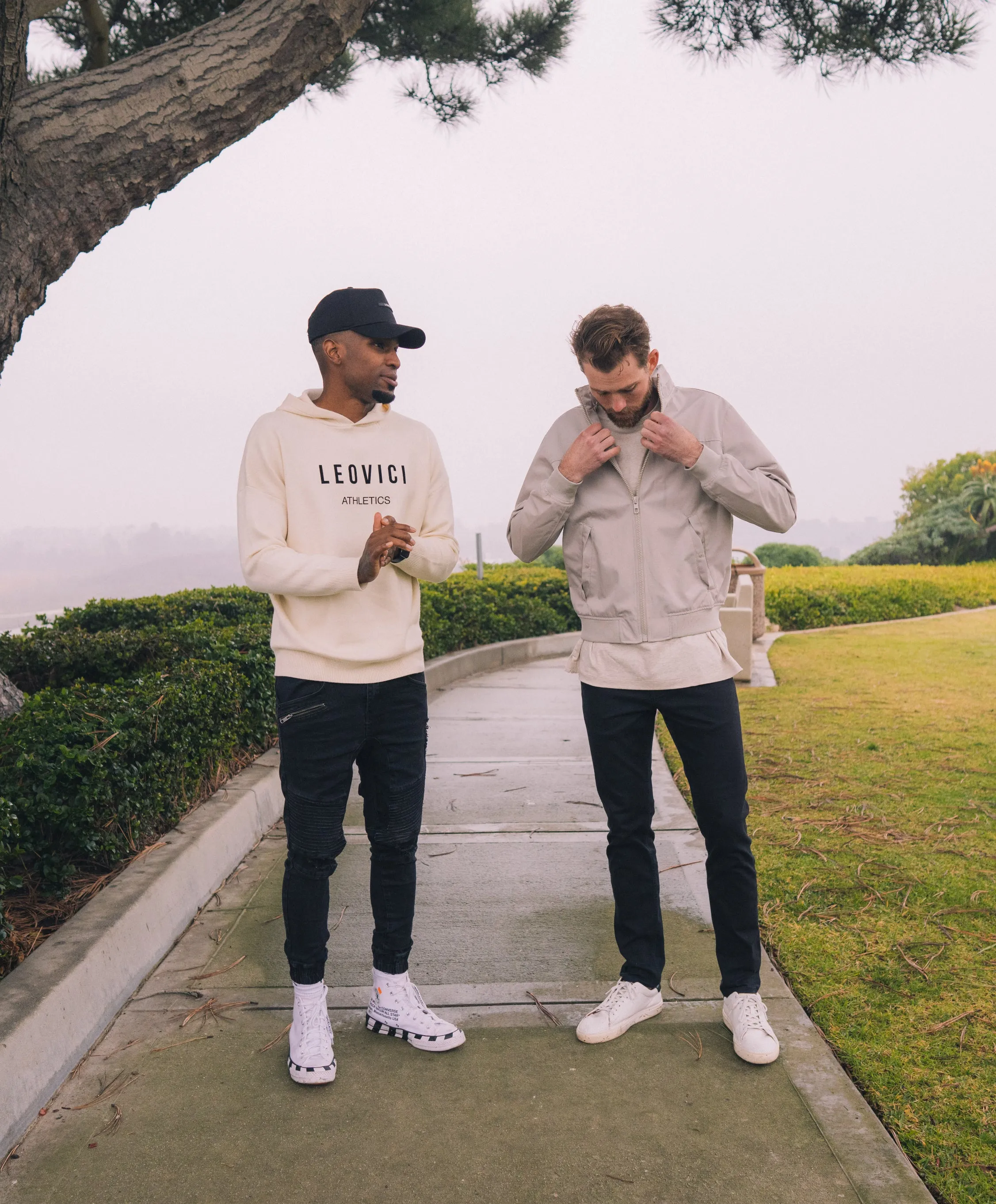 Hooded Sweater - Bone