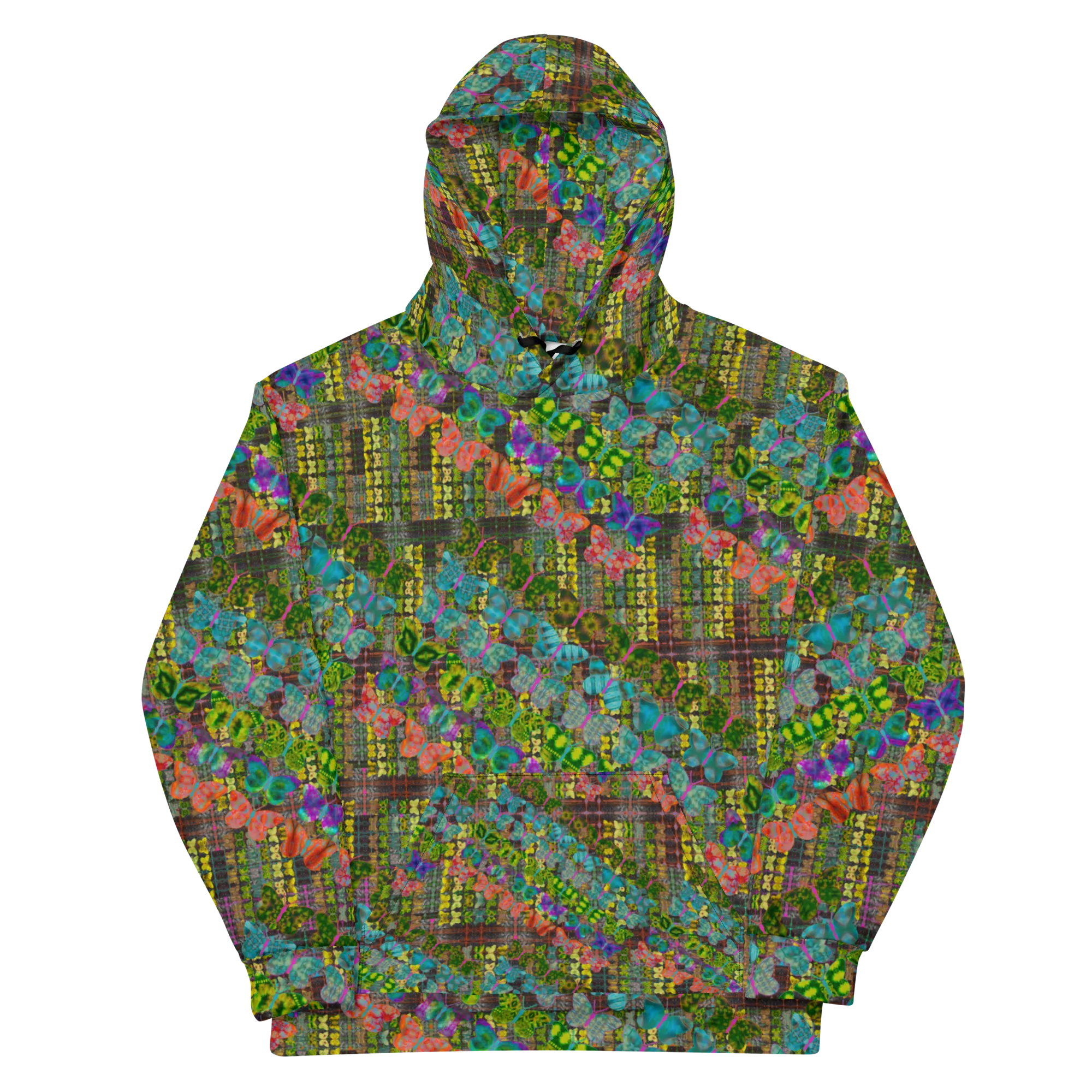 Hoodie (Unisex)(Butterfly Glade Tree Link Pride Stripes) RJSTHS2022 RJS