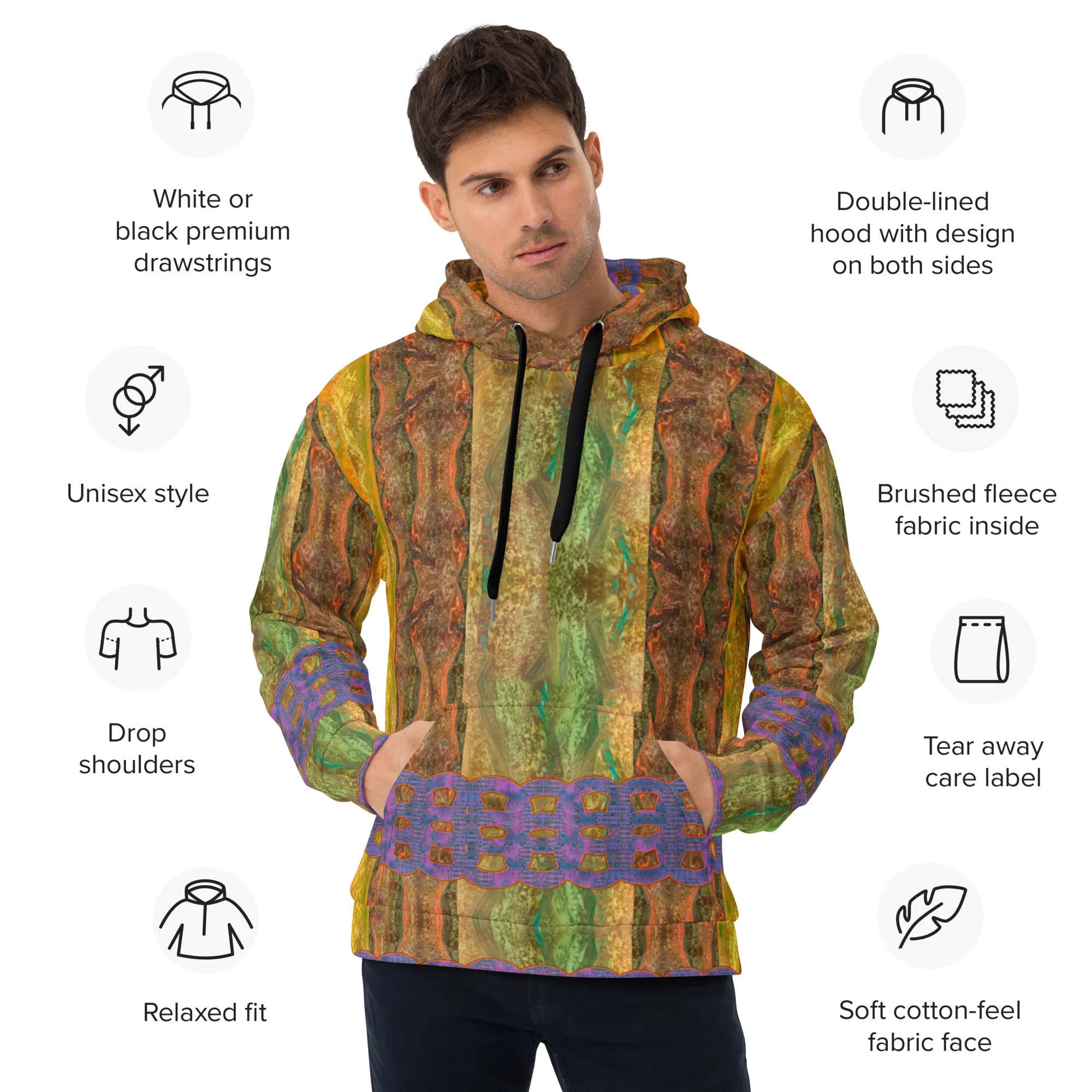 Hoodie (Unisex)(Chain Collection) RJSTH@Fabric#6 RJSTHw2022 RJS