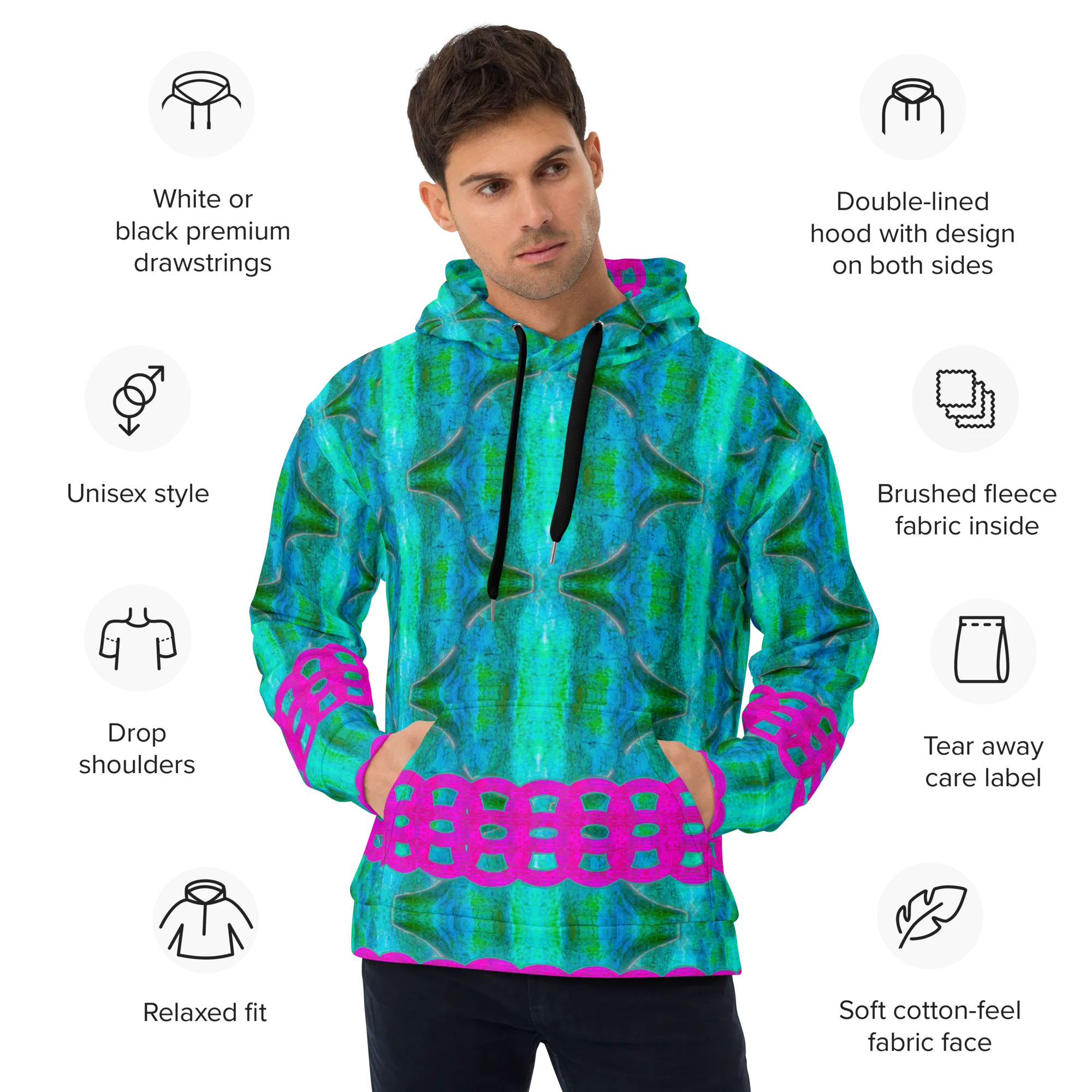 Hoodie (Unisex)(Chain Collection) RJSTH@Fabric#8 RJSTHw2022 RJS