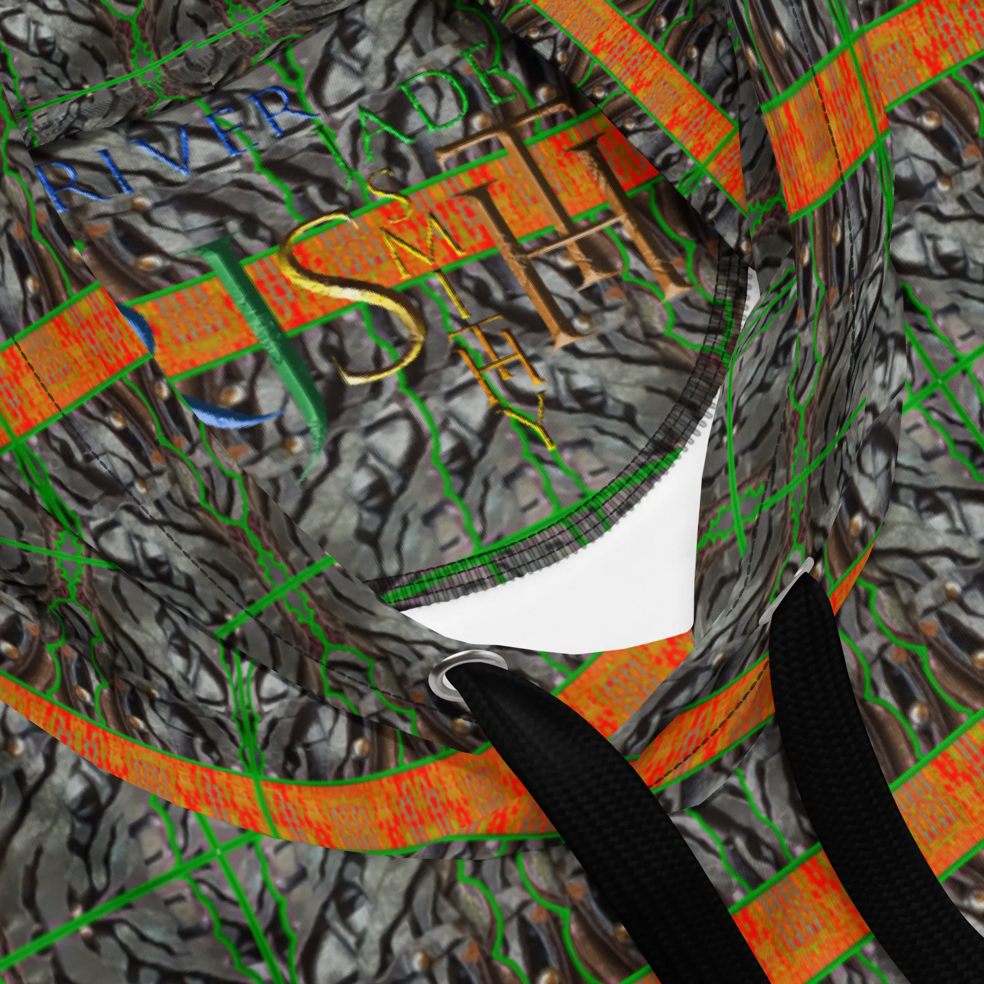 Hoodie (Unisex)(Tree Link Stripe) RJSTH@Fabric#3 RJSTHw2022 RJS