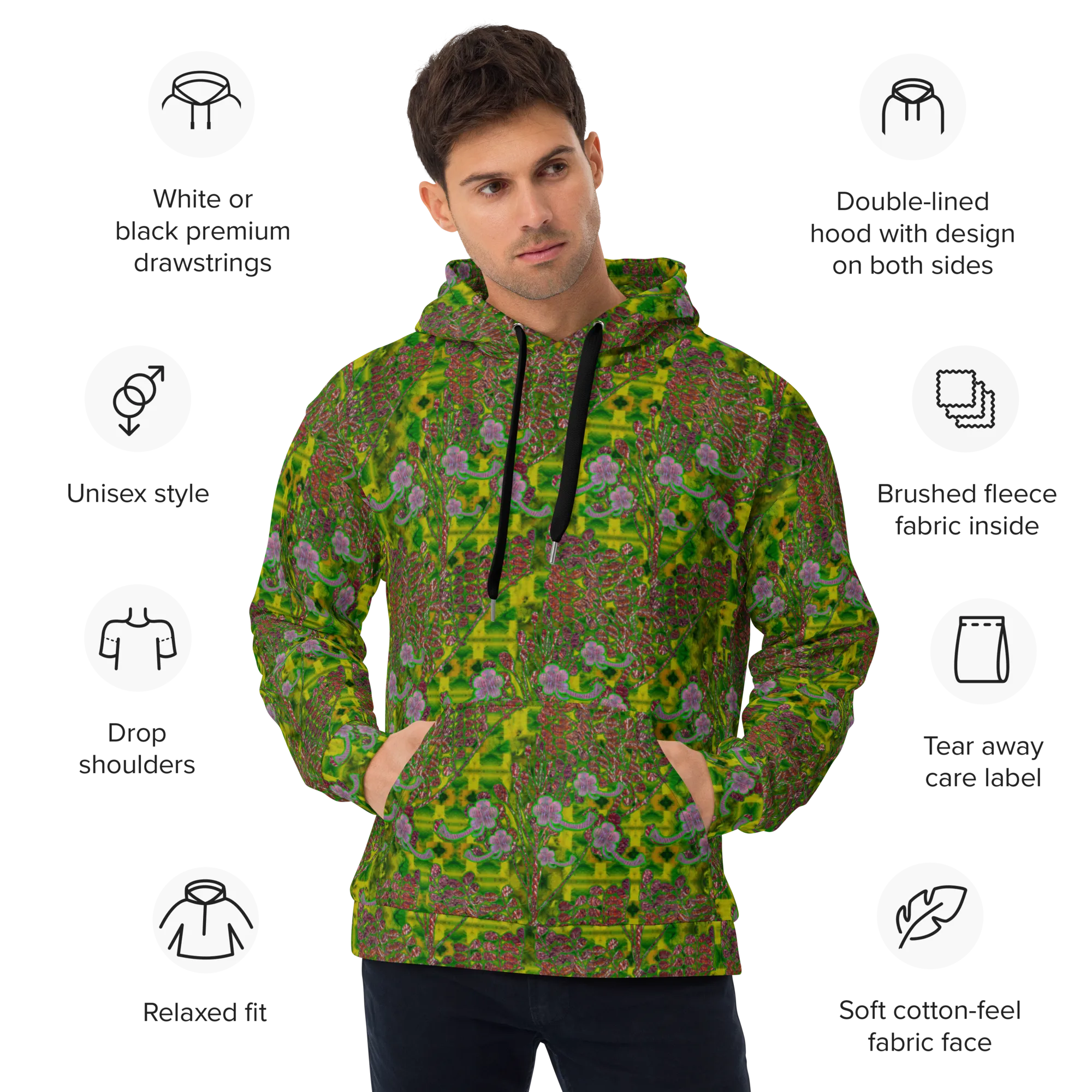 Hoodie (Unisex)(WindSong Flower) RJSTH@Fabric#5 RJSTHw2022 RJS