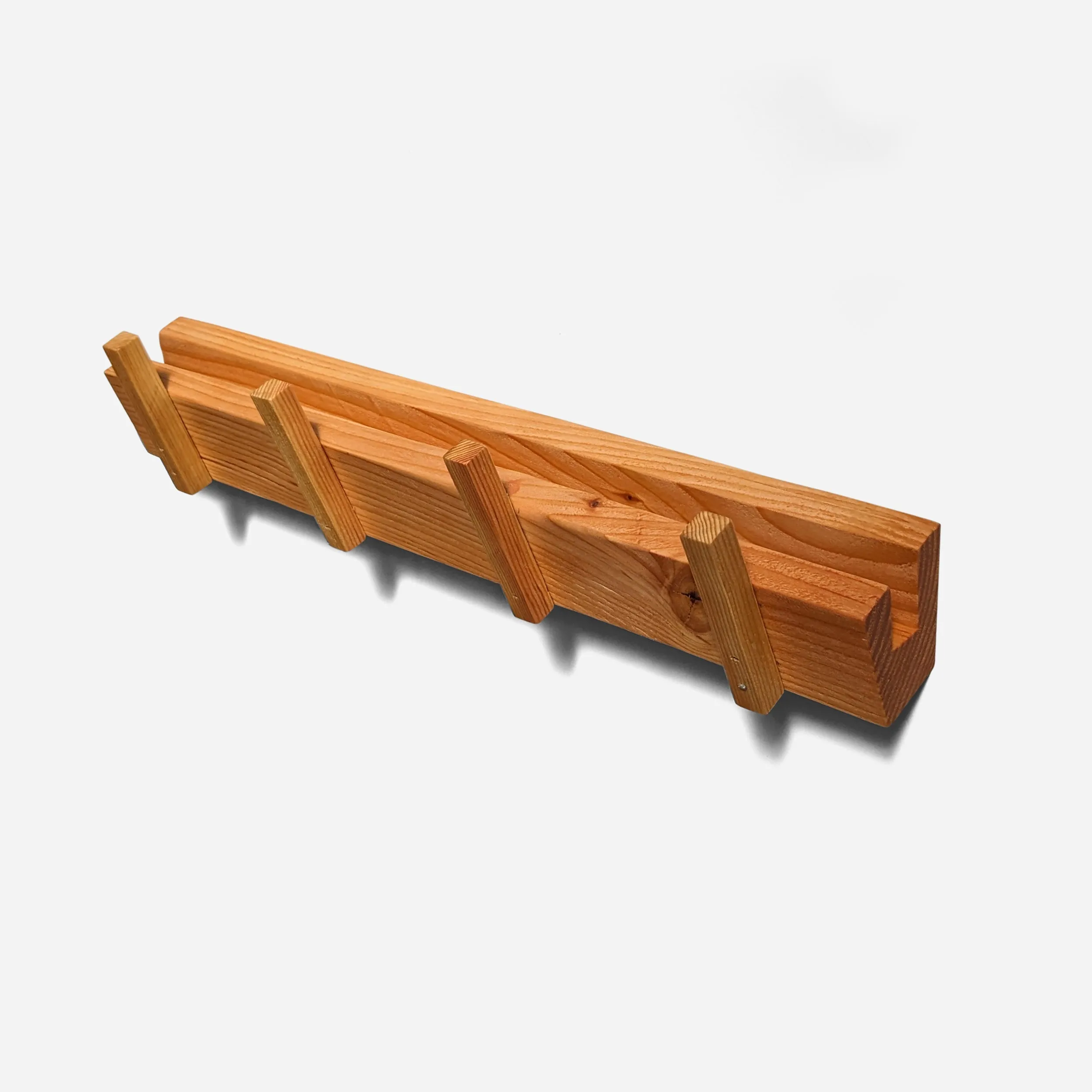 HOOKED COATRACK WITH MAIL STORAGE