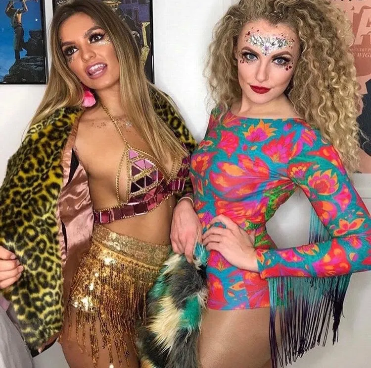 Hot Pants with Tropical Vendala Print