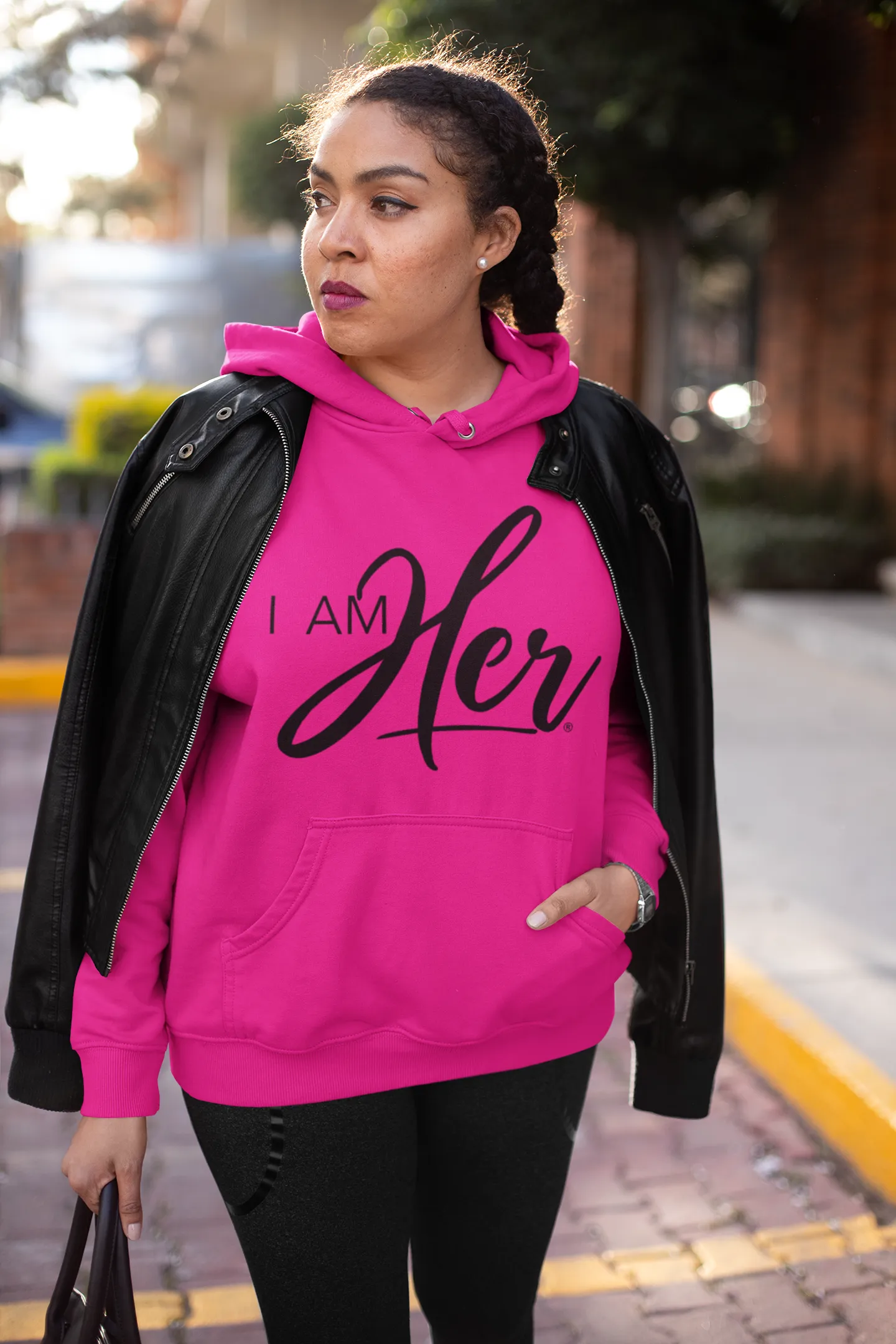 I AM HER Signature Women's Hooded Sweatshirt