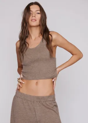 Ines Cashmere Tank (Millet)