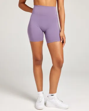 Invisible Scrunch Shorts - Grape