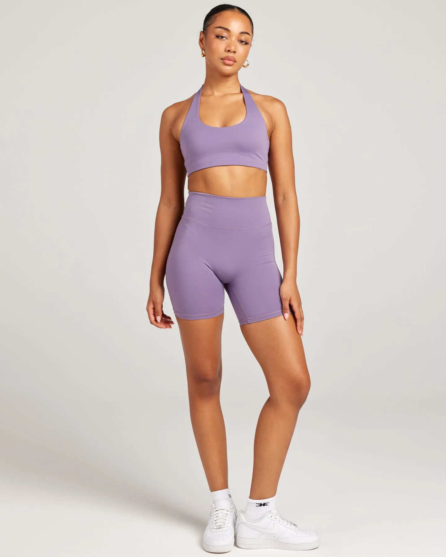 Invisible Scrunch Shorts - Grape