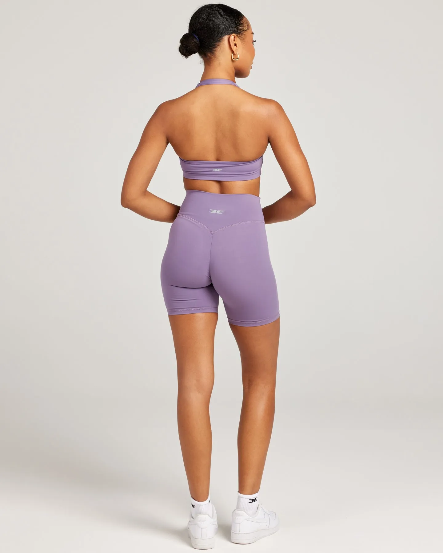 Invisible Scrunch Shorts - Grape