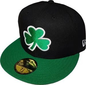Irish Clover Black and Green Custom Fitted