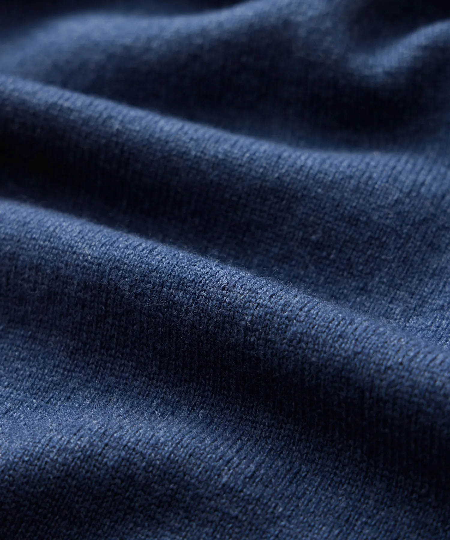 Italian Garment Dyed Wool Cashmere Crewneck Sweater