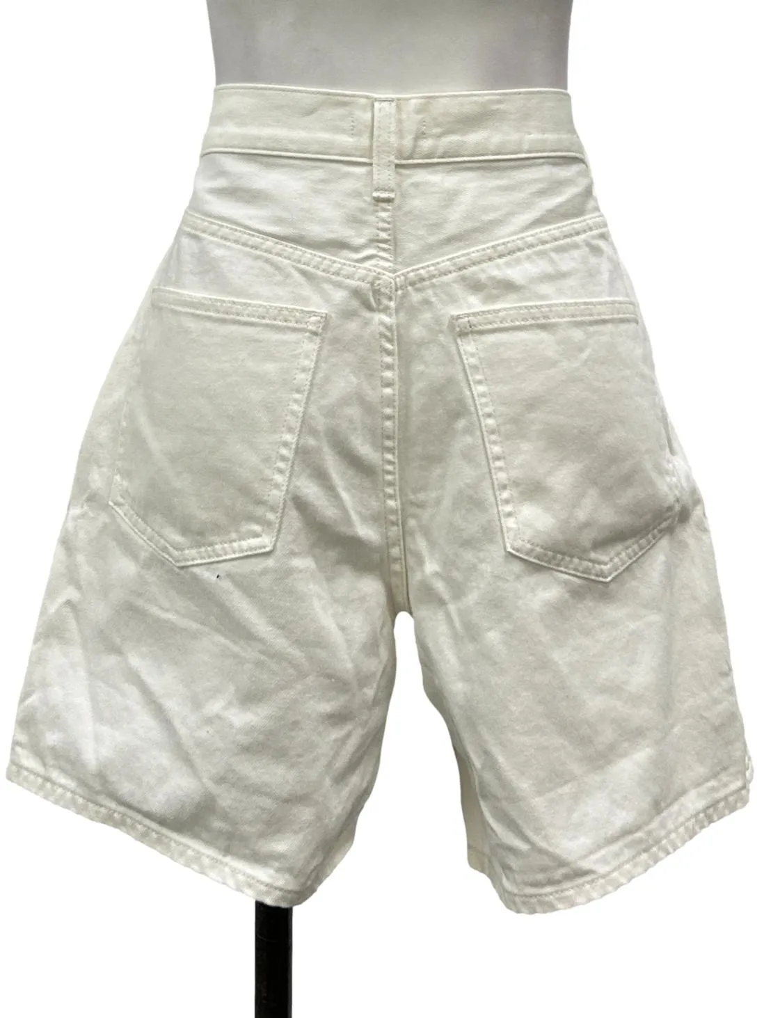 Ivory Twill Shorts