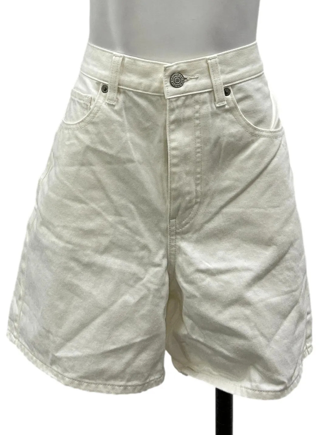 Ivory Twill Shorts