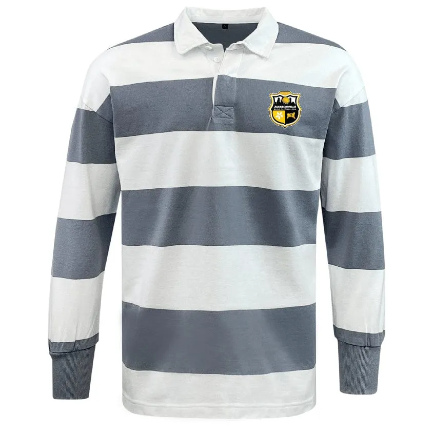 Jacksonville RFC Classic Long Sleeve Hooped Rugby Jersey