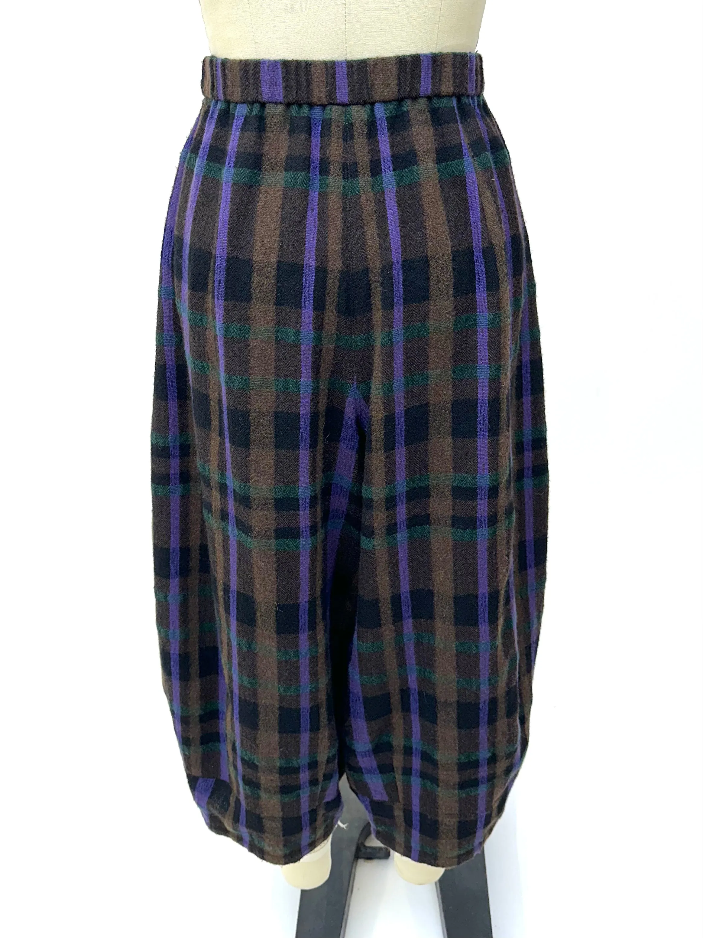 Japanese Wool Plaid Pants