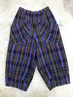 Japanese Wool Plaid Pants