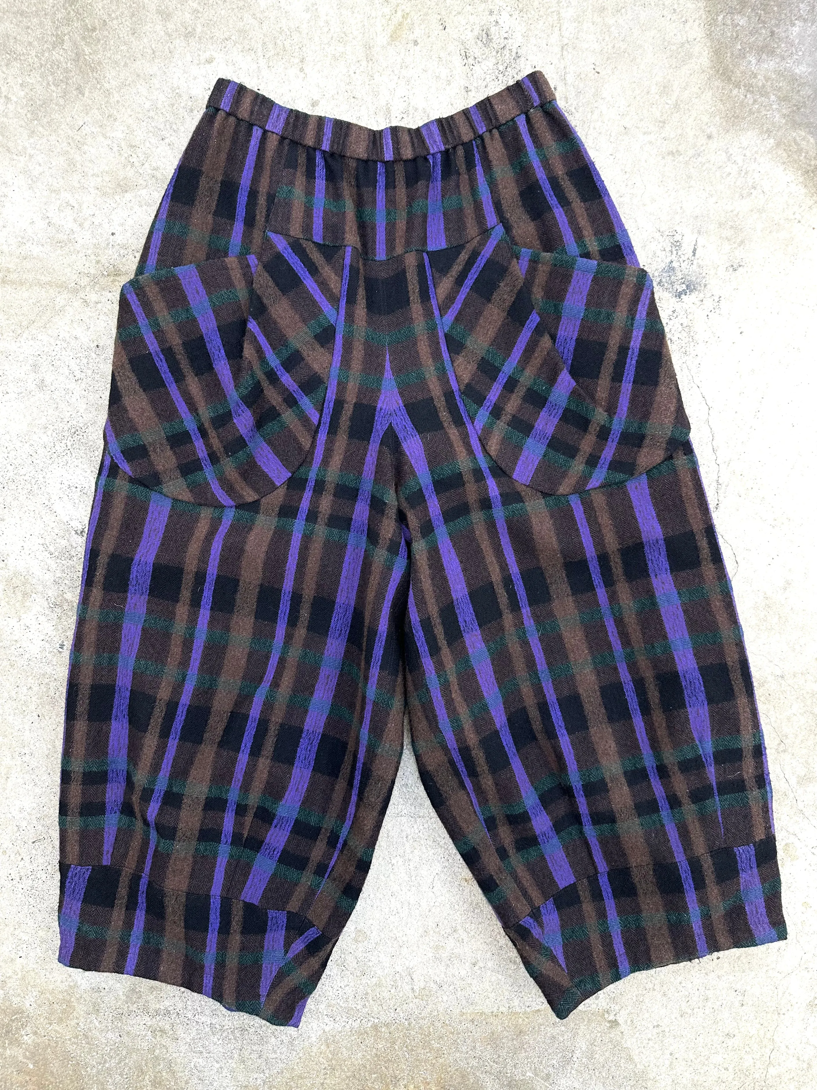 Japanese Wool Plaid Pants