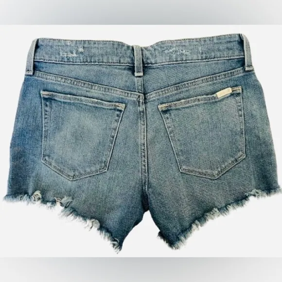 Joe's Jeans The Ozzie Mid Rise Raw Hem Shorts. Size 27