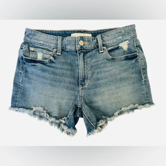 Joe's Jeans The Ozzie Mid Rise Raw Hem Shorts. Size 27
