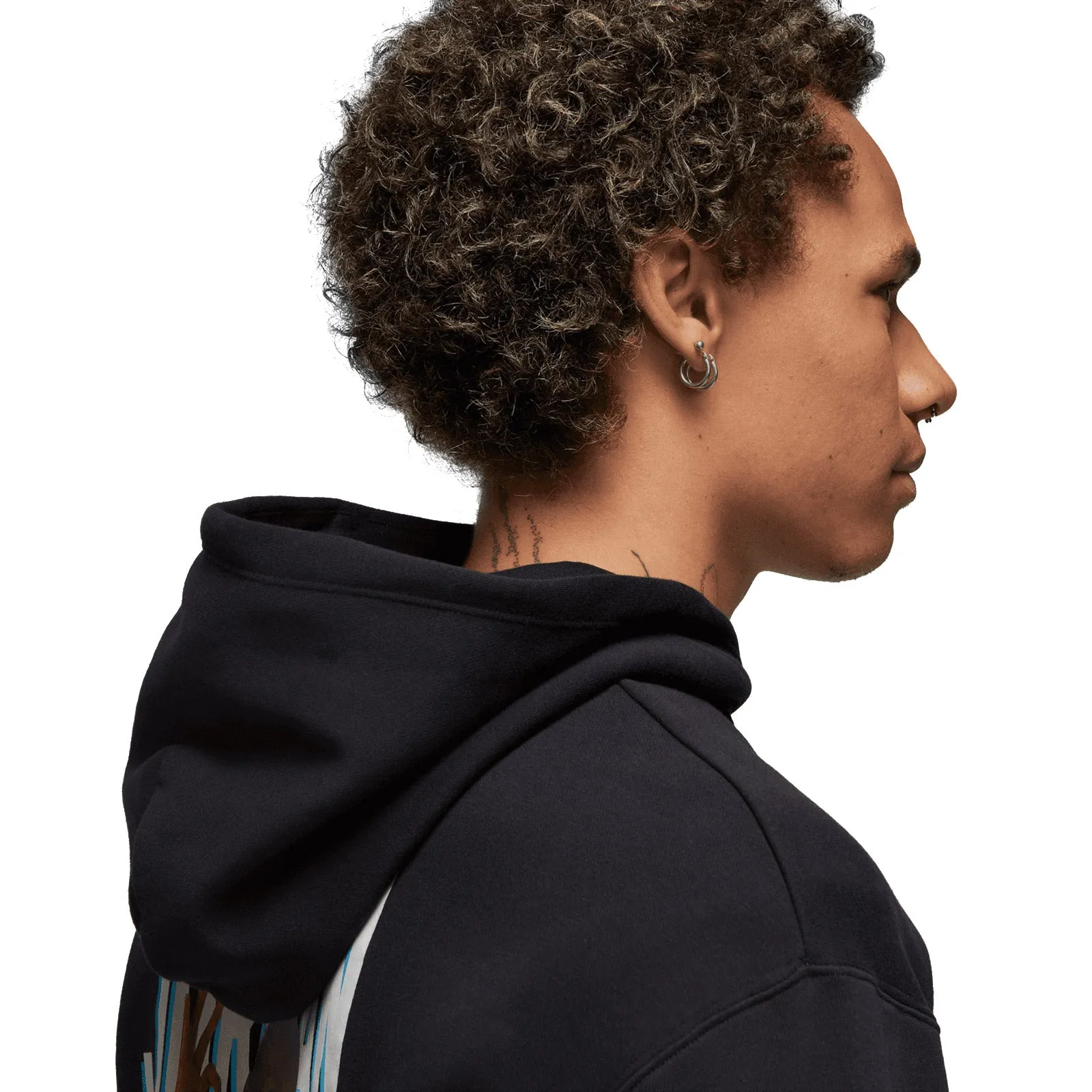 Jordan Flight MVP Graphic Fleece Hoodie - Black