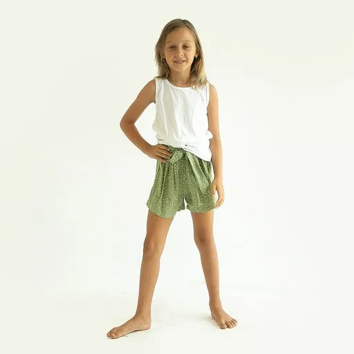 Joyous & Free Sage & Sea Sage Dot Perla Short