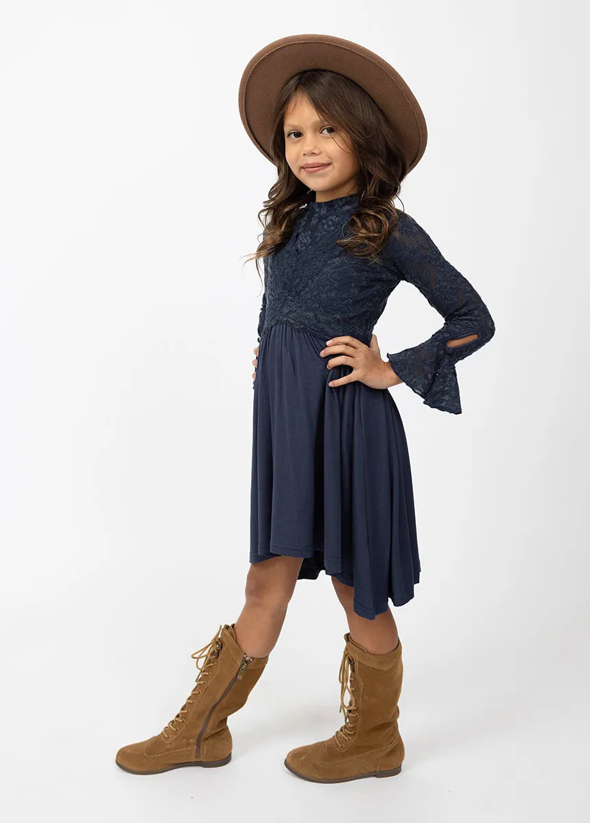 Kaleigh Dress in Navy
