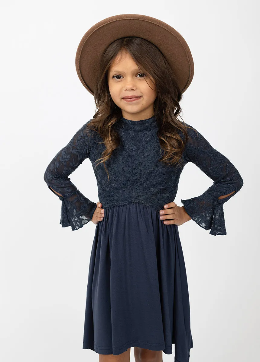 Kaleigh Dress in Navy