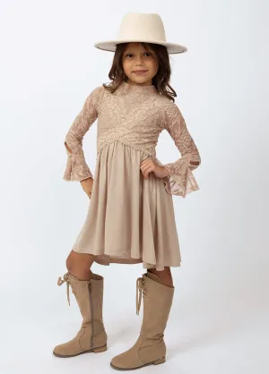 Kaleigh Dress in Sand