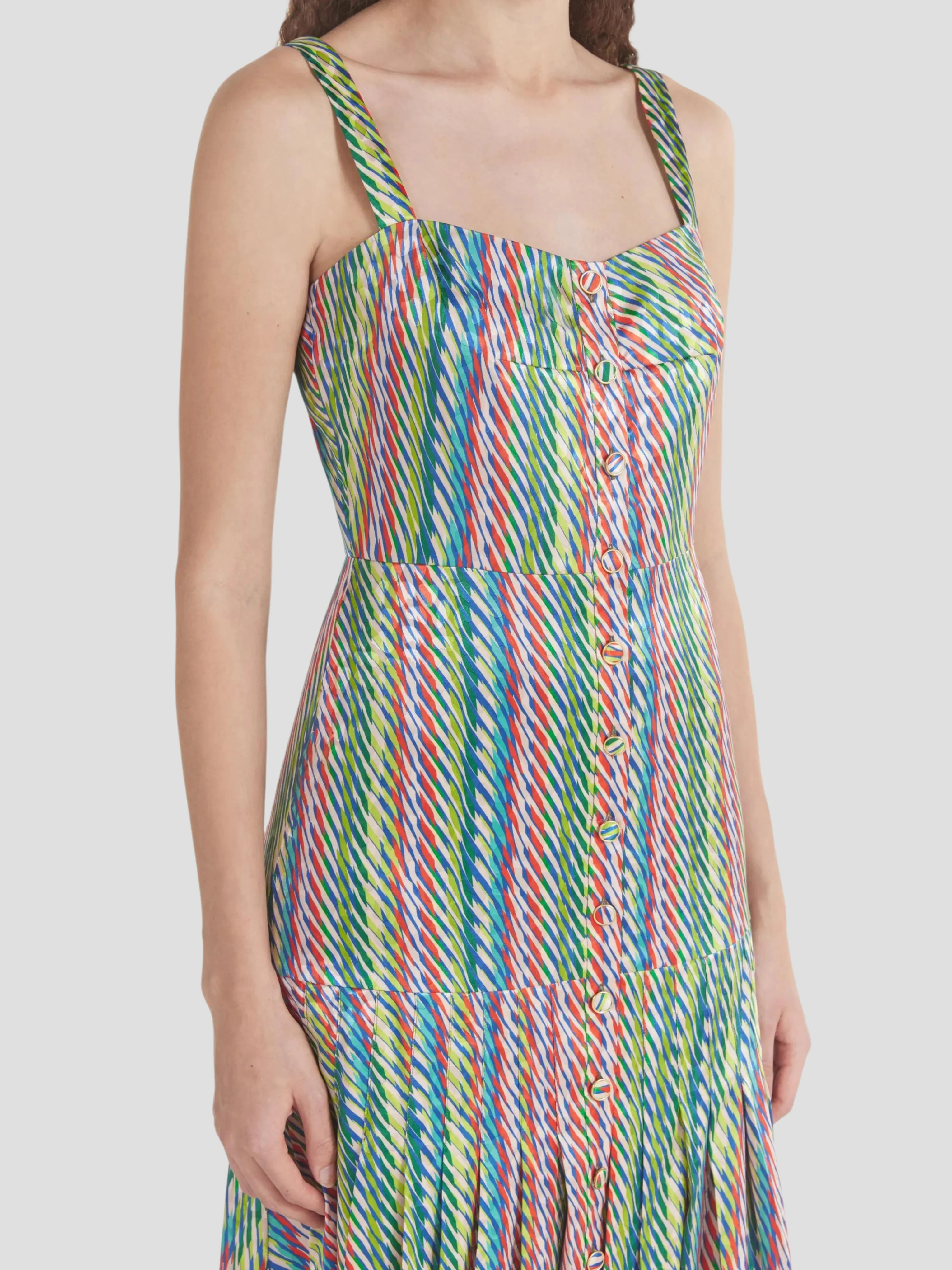 Karen Dress in Oblique Olive