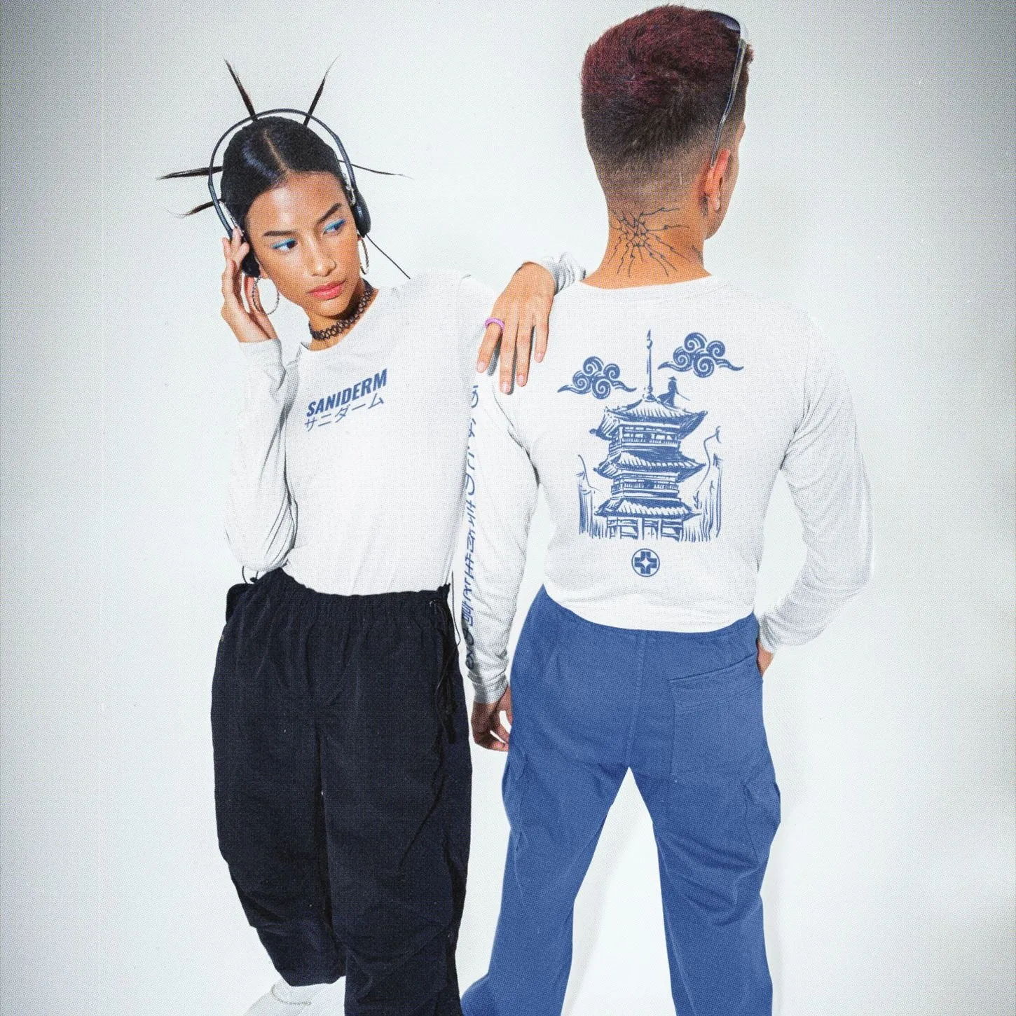 Katakana Long Sleeve Unisex Tee