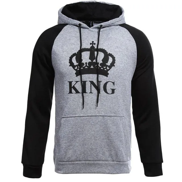 (King and Queen) (Beauty and Beast) Couples Hoodies