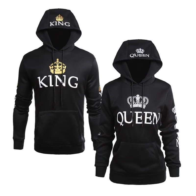 (King and Queen) (Beauty and Beast) Couples Hoodies