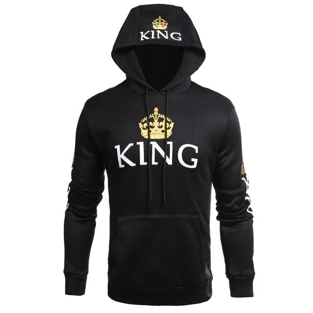 (King and Queen) (Beauty and Beast) Couples Hoodies