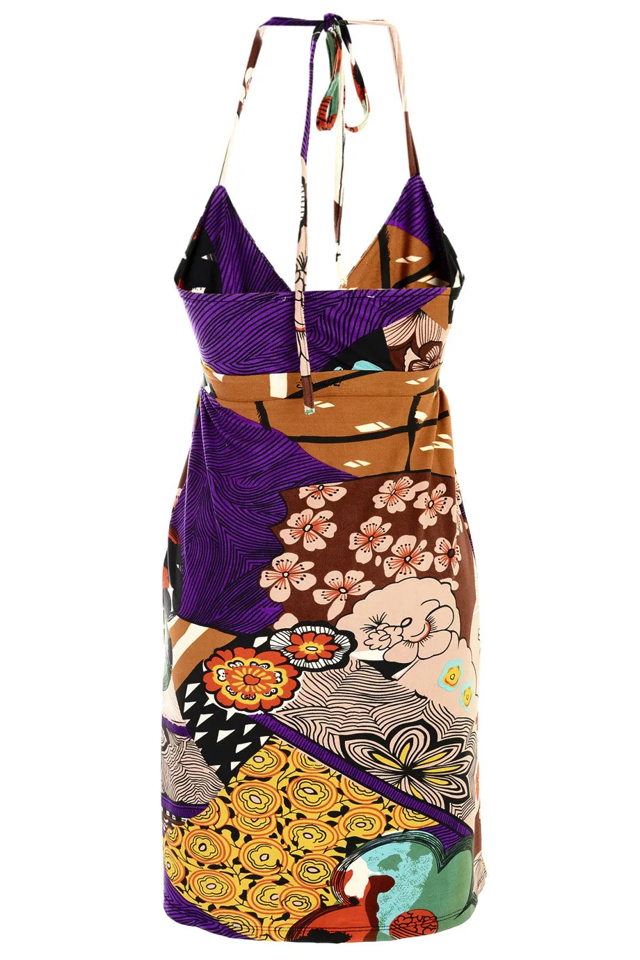 KIWI Printed Halterneck Dress