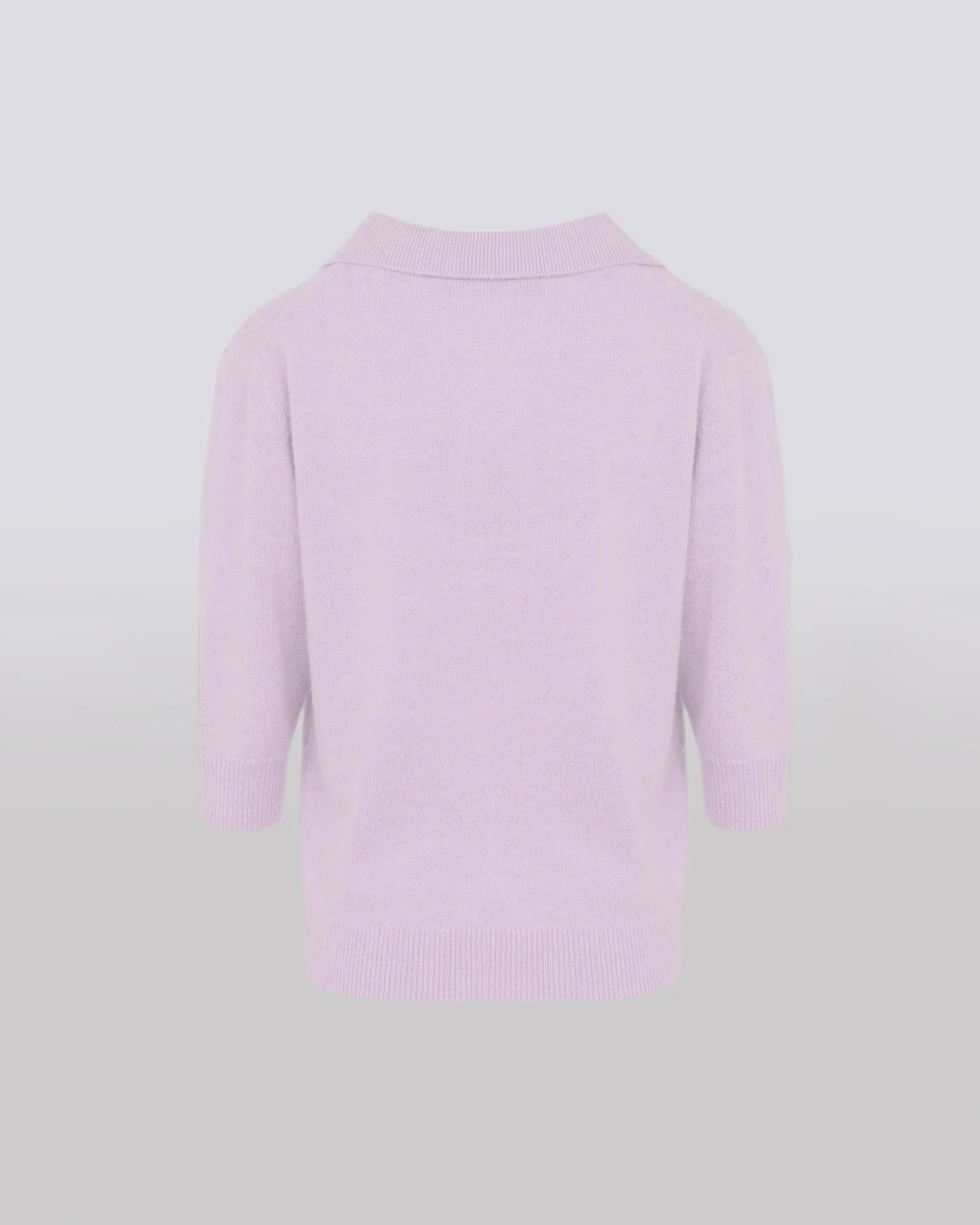 Knit polo shirt