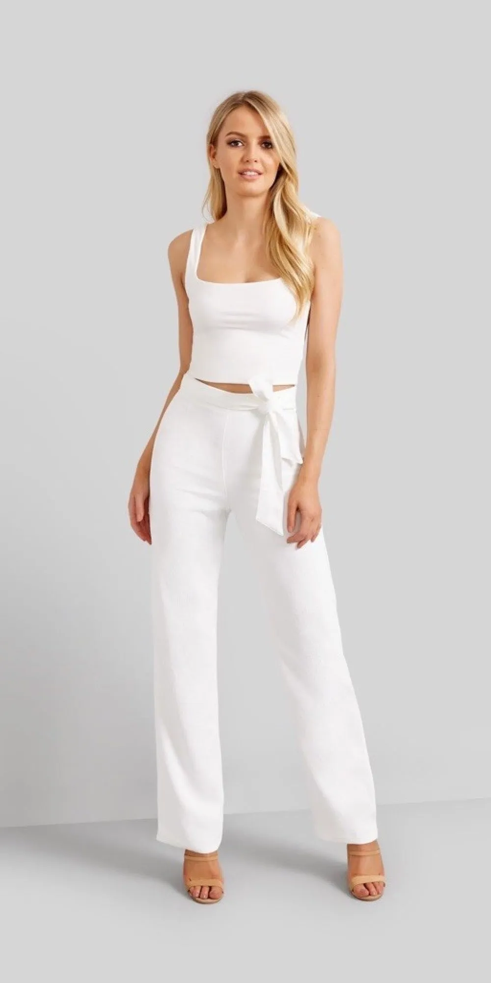 Kookaï - Tie Side Pants in White